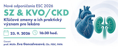 Nové odporúčania ESC 2026  SZ & KVO/CKD