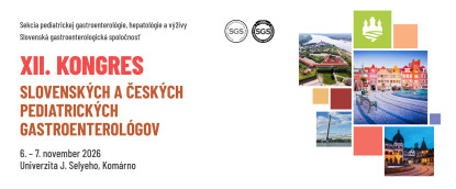 XII. Kongres slovenských a českých pediatrických  gastroenterológov