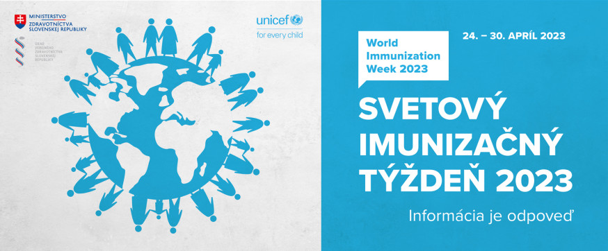 banner | Tlačová konferencia Svetový imunizačný týždeň / World Immunization Week campaign