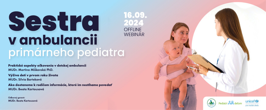 web | Sestra v ambulancii primárneho pediatra