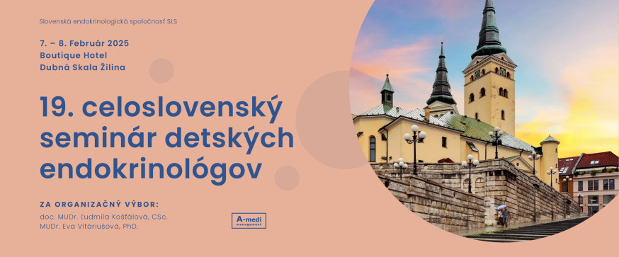 endo banner | 19. celoslovenský seminár detských endokrinológov