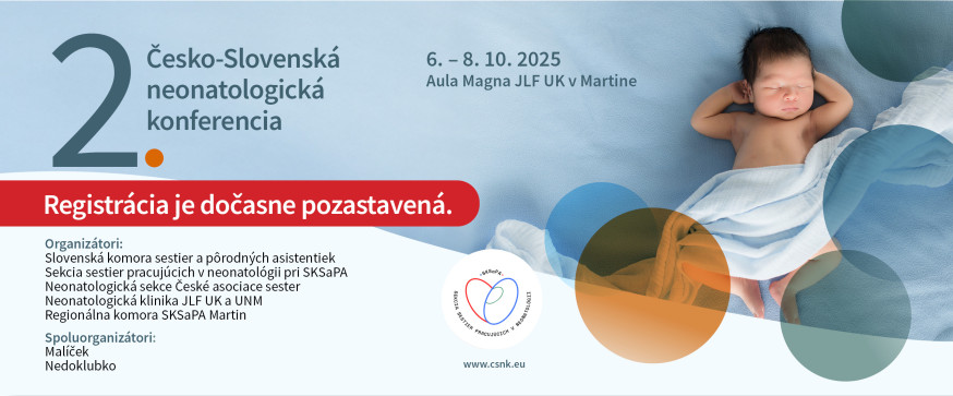 web | 2. Česko-Slovenská neonatologická konferencia