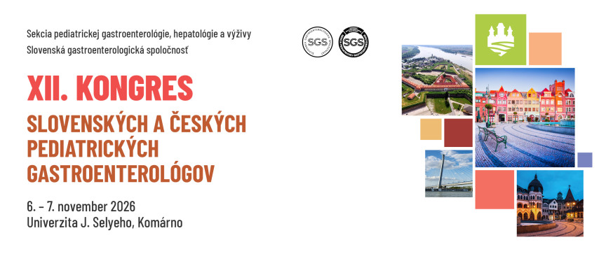 web | XII. Kongres slovenských a českých pediatrických  gastroenterológov