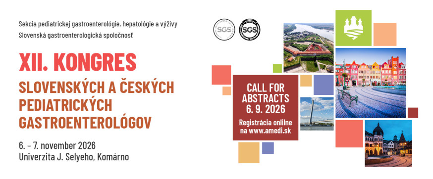 web | XII. Kongres slovenských a českých pediatrických  gastroenterológov